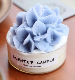 Mini flower candle holder